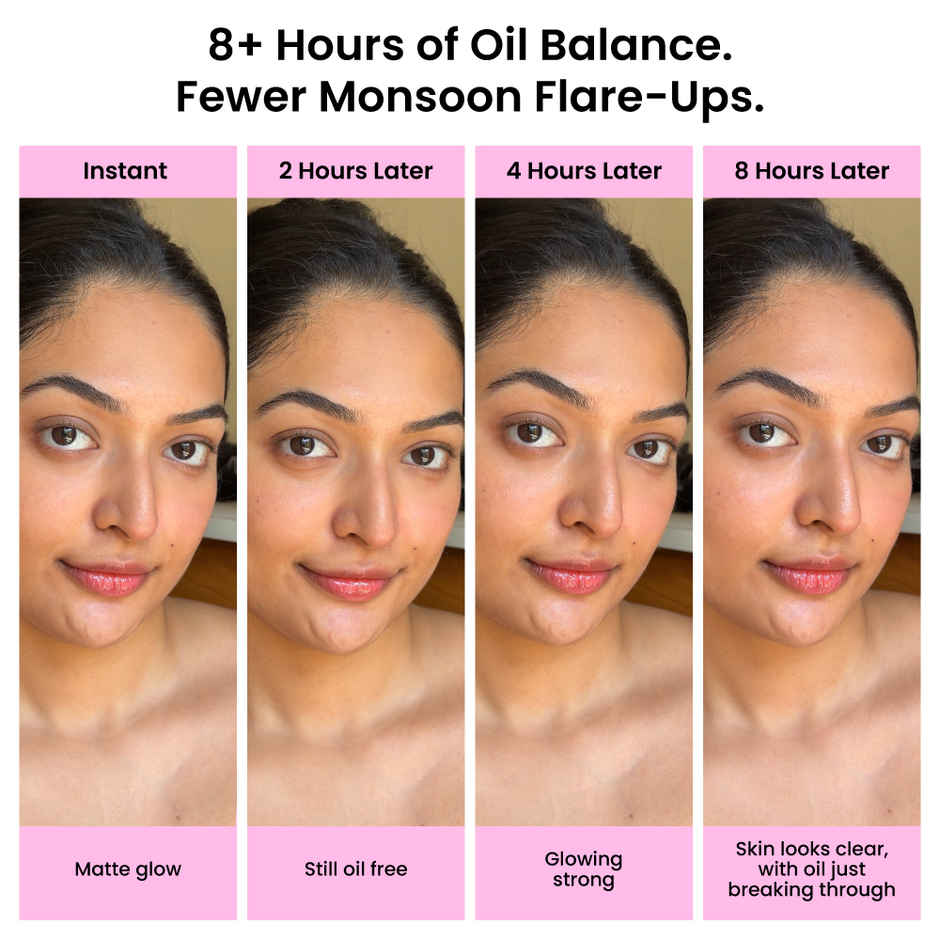 Foxtale Oil Balancing Gel Moisturizer for Oily Skin | Niacinamide | Lightweight & Non-Greasy