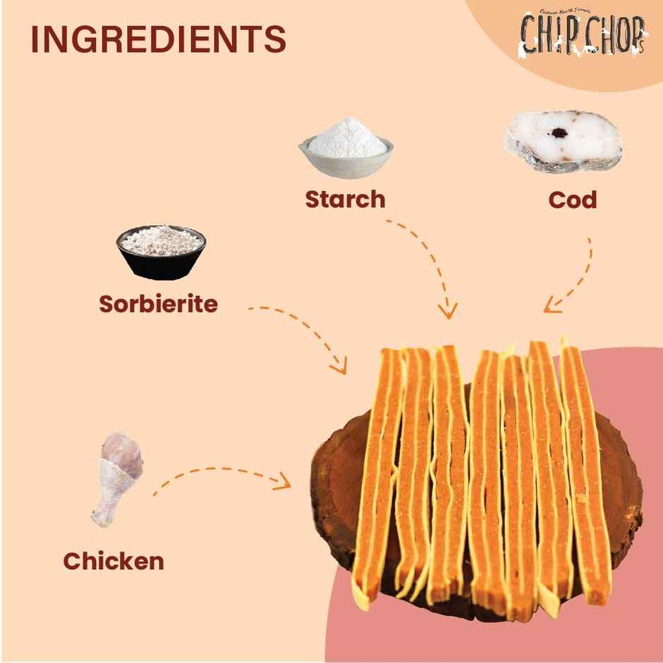 Chip Chops Chicken & Codfish Sandwich Dog Treat Combo 