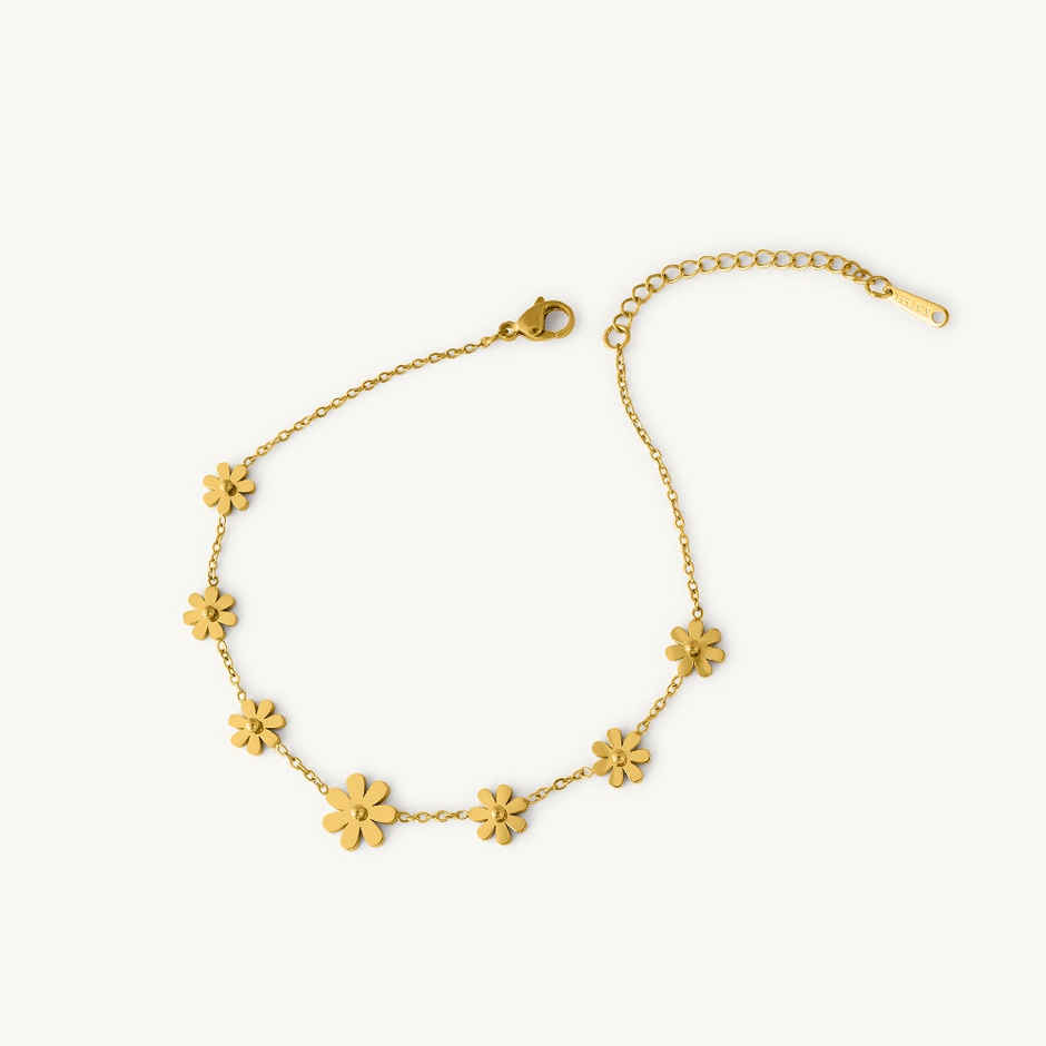 Palmonas Floral Finesse Anklet