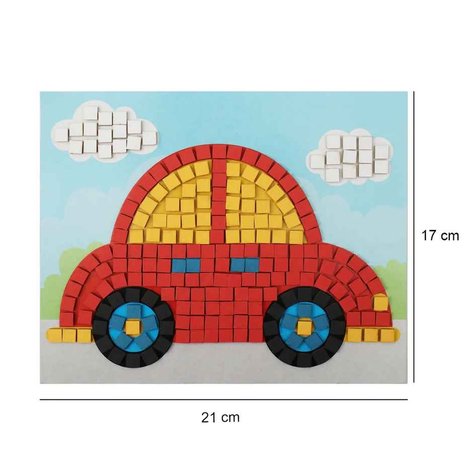 Itsy Bitsy Peel and Stick Mosaic Art Decor Car 17 x 21cm Lb