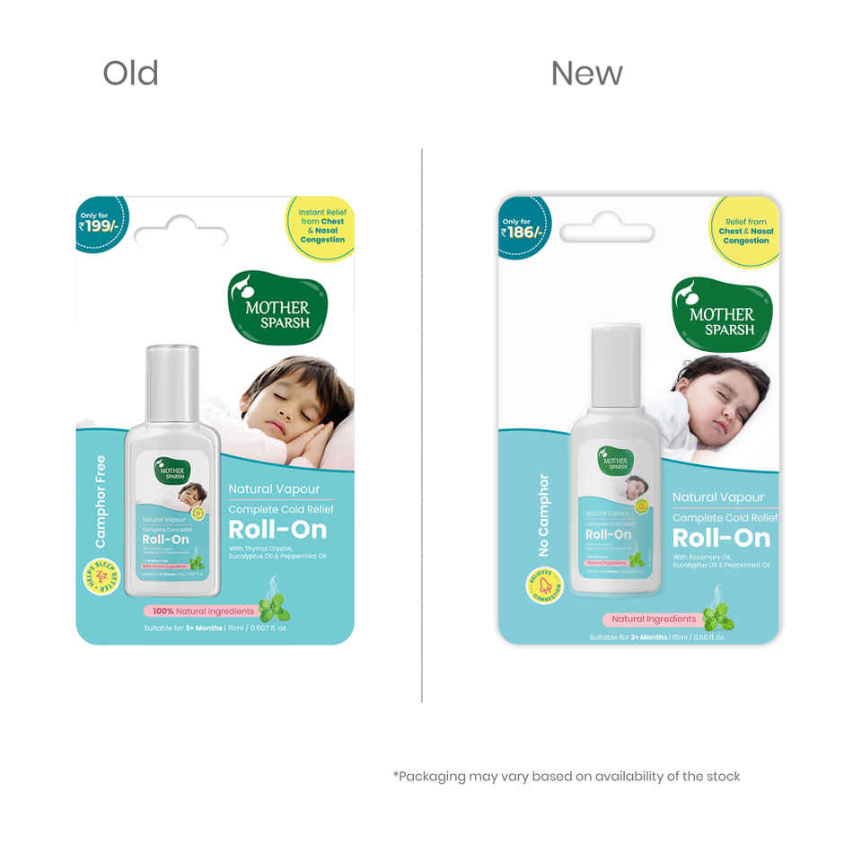 Mother Sparsh Cold Relief Vapour Roll-On For Babies