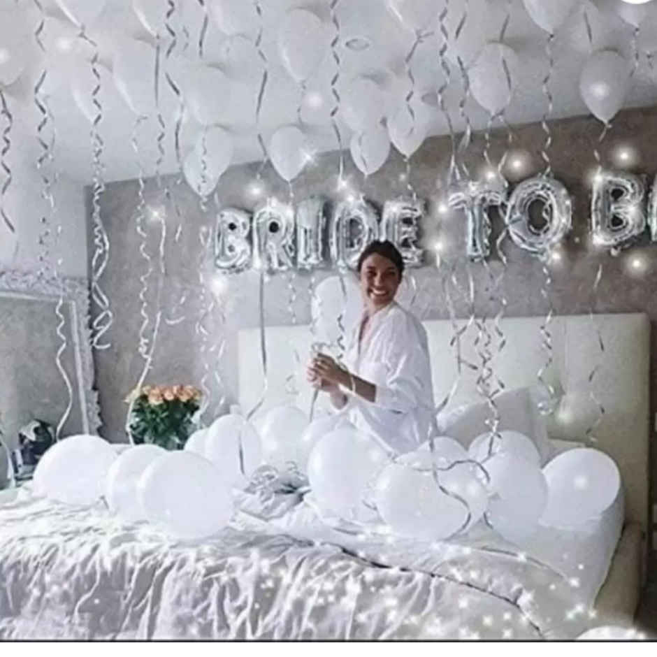 Let's Vybe Balloon White