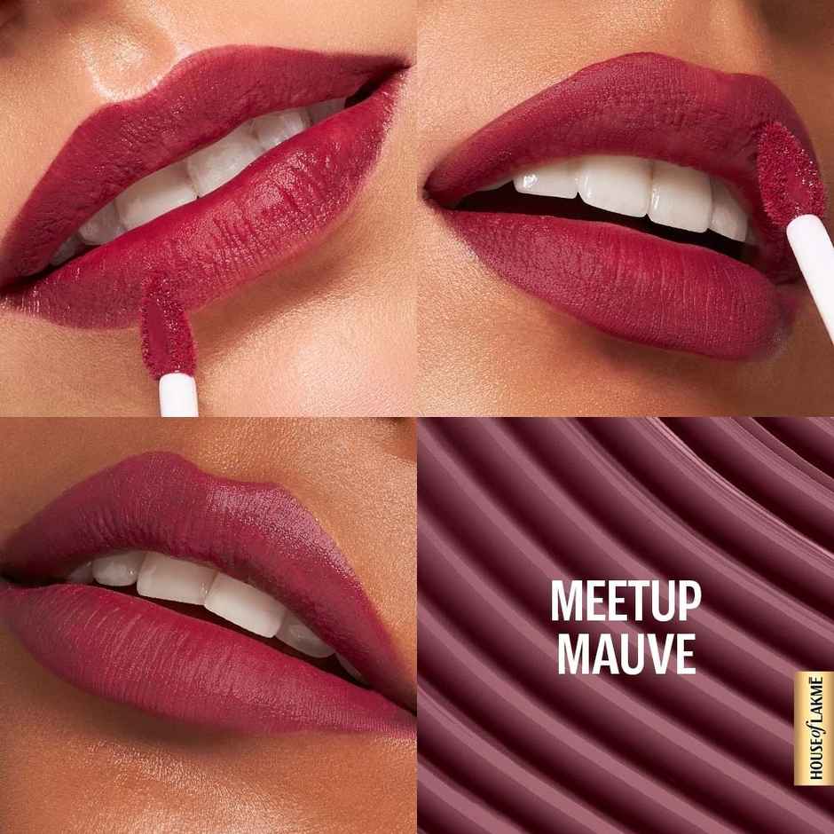 Lakme 9to5 Hya Matte Lip Liquid + Hyaluronic Acid | Meetup Mauve