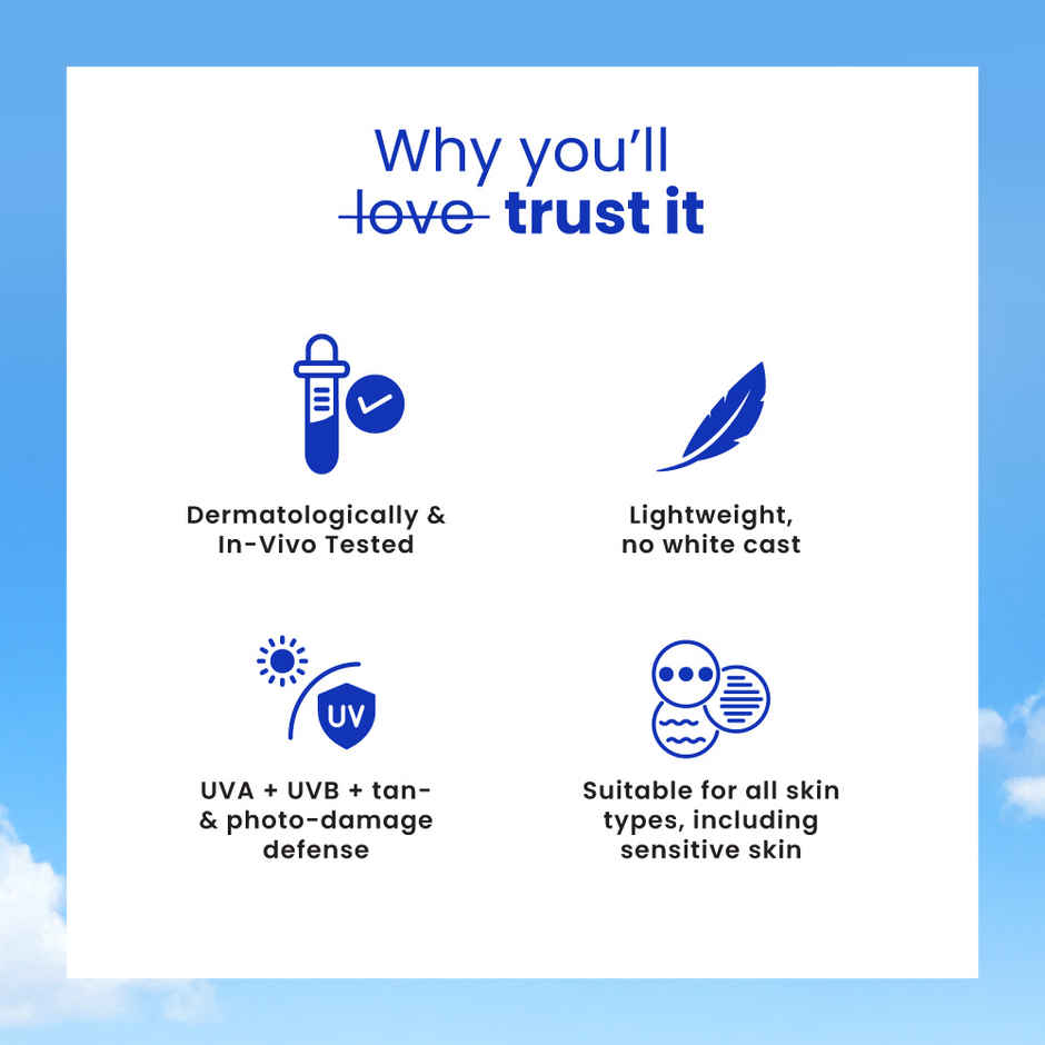 Foxtale Glow Sunscreen SPF50 PA++++ In-Vivo Tested