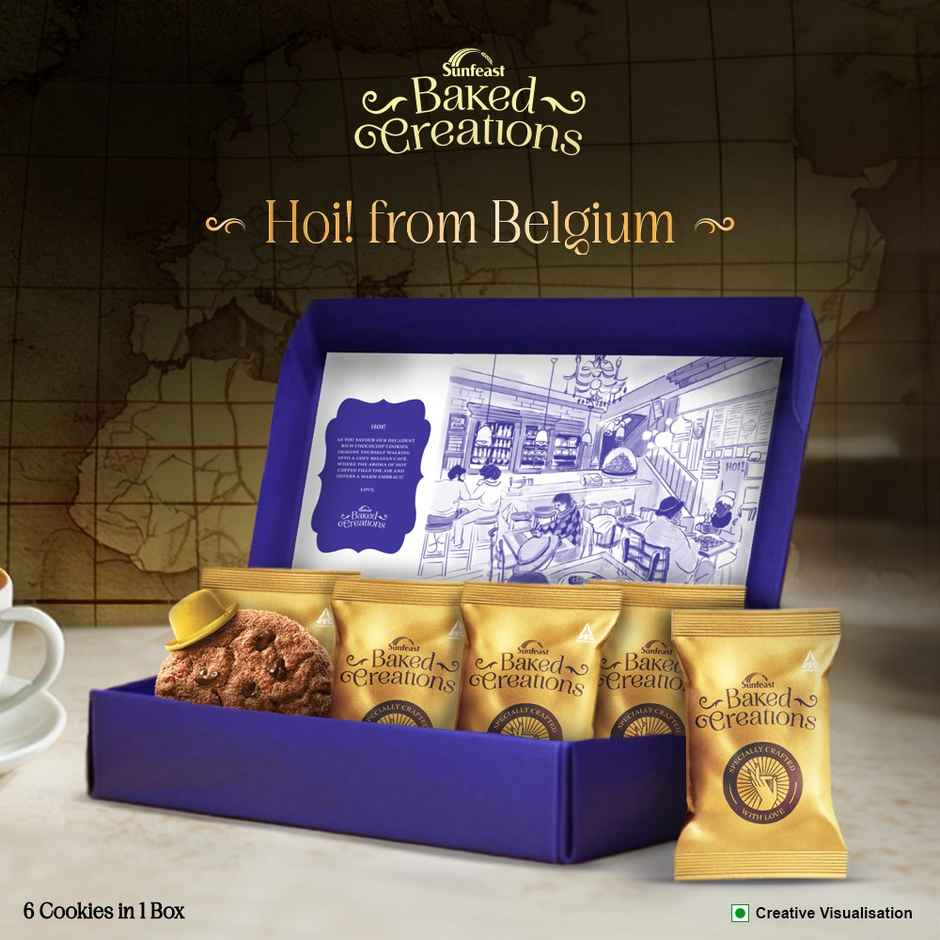 Rich Chocochip Cookies Crafted With Belgian Chocochips By Sunfeast Baked Creations