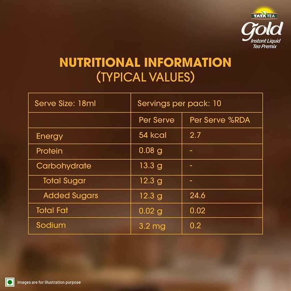Tata Tea Gold Lemon and Honey Instant Liquid Ice Tea Premix