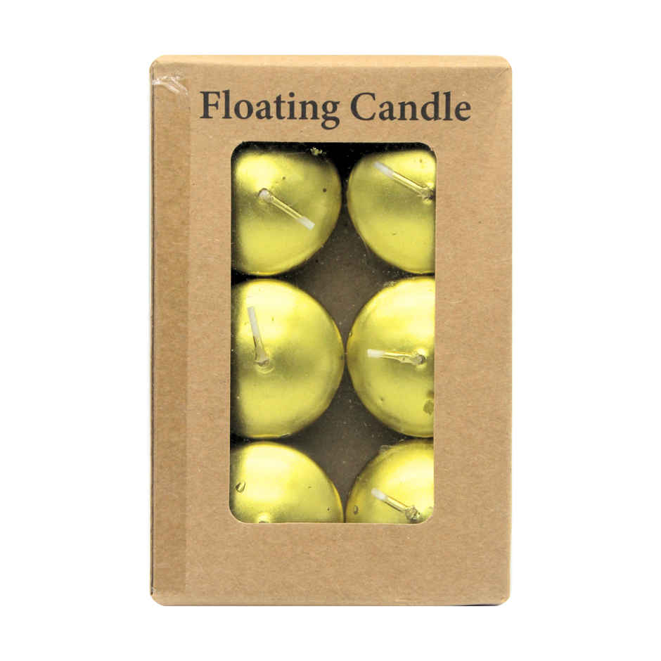 Round Wax Candle for Home Decor | Pack Of 6 | Se7en