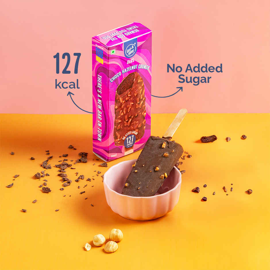 Get-A-Way Choco Hazelnut Crunch Ice Cream Stick | Zero Added Sugar