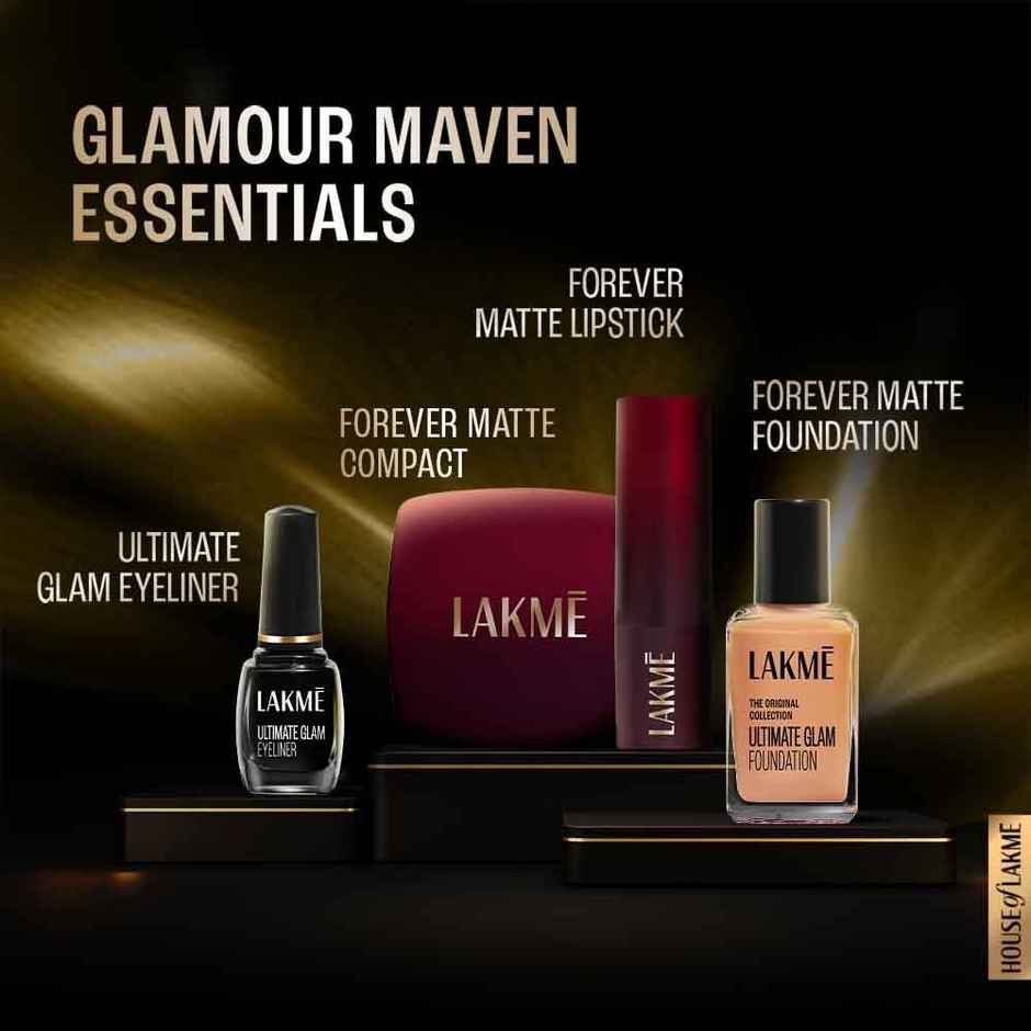 Lakme Forever Matte Lipstick Made With French Rose Oil Extracts - Burgundy Bloom