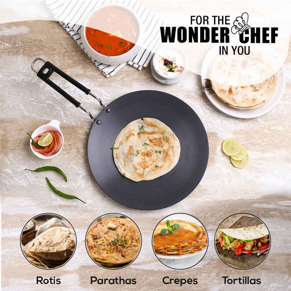 Wonderchef Taurus Hard Anodized Roti Tawa 25 Cm