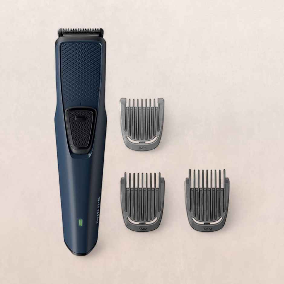 Philips Bt1232/15 Trimmer 30 Mins Runtime 3 Length Settings (Blue)