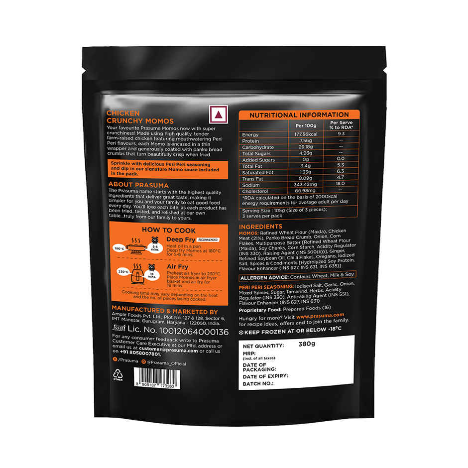 Prasuma Crunchy Chicken Momos (Kurkure)