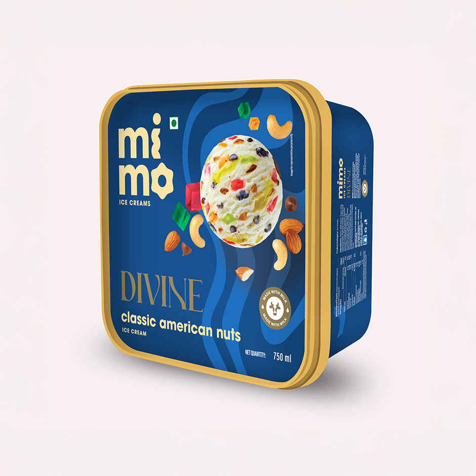 Mimo Classic American Nuts Divine Ice Cream Tub