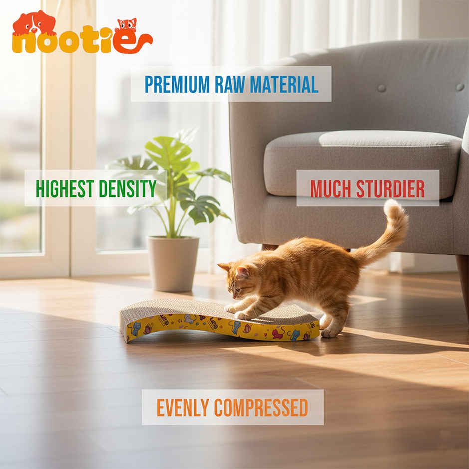 Nootie Cat Scratcher | Durable Scratching Board for Indoor Cats
