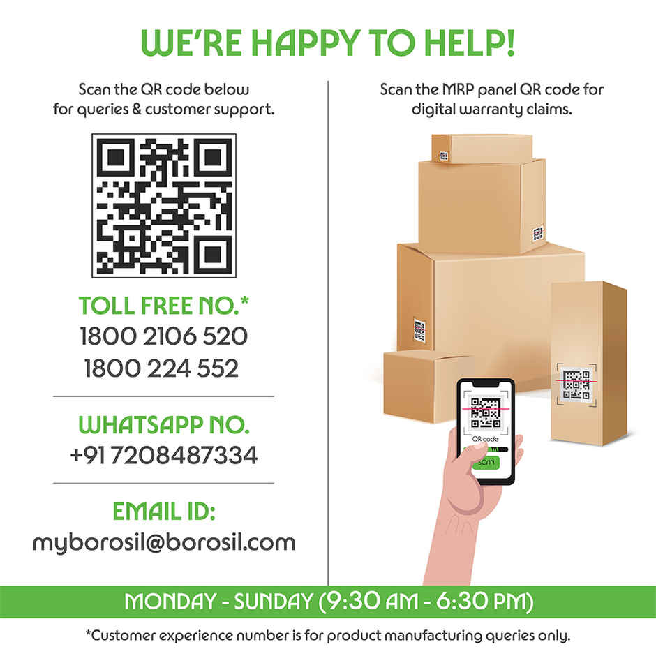 Borosil Hydra Trek Water Bottle | Stainless Steel Double Wall Vacuum Flask | Black | 700 ml