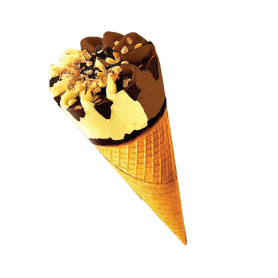 Rollick Choco Butterscotch Cone | Chocolatey & Buttery