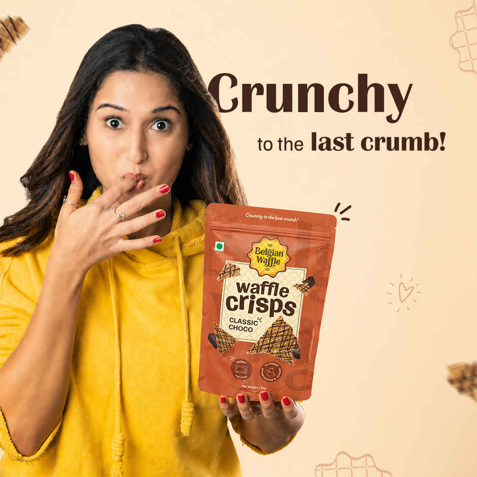 The Belgian Waffle Co Classic Choco Crisps