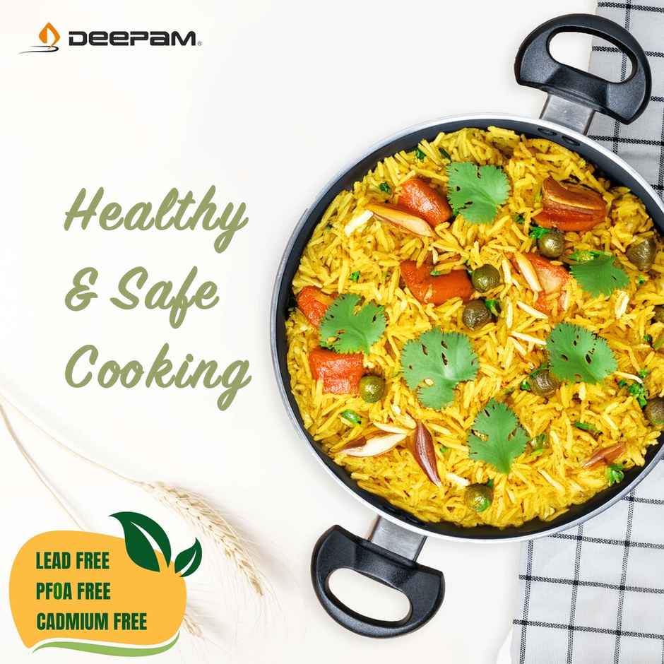 Deepam Deluxe Cook and Serve Biriyani Casserole/ Pot 235mm 2.5 Ltr