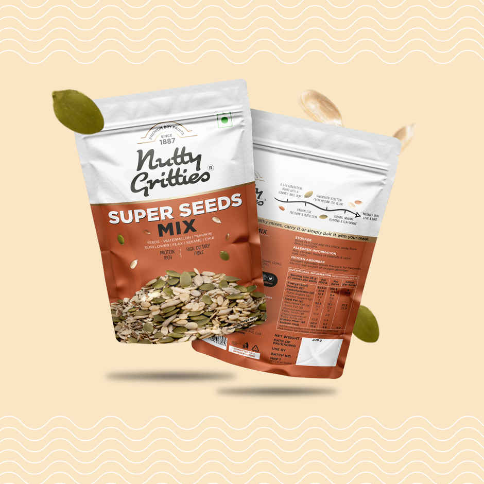 Nutty Gritties Super Seed Mix - Omega-3 & Protein-Rich