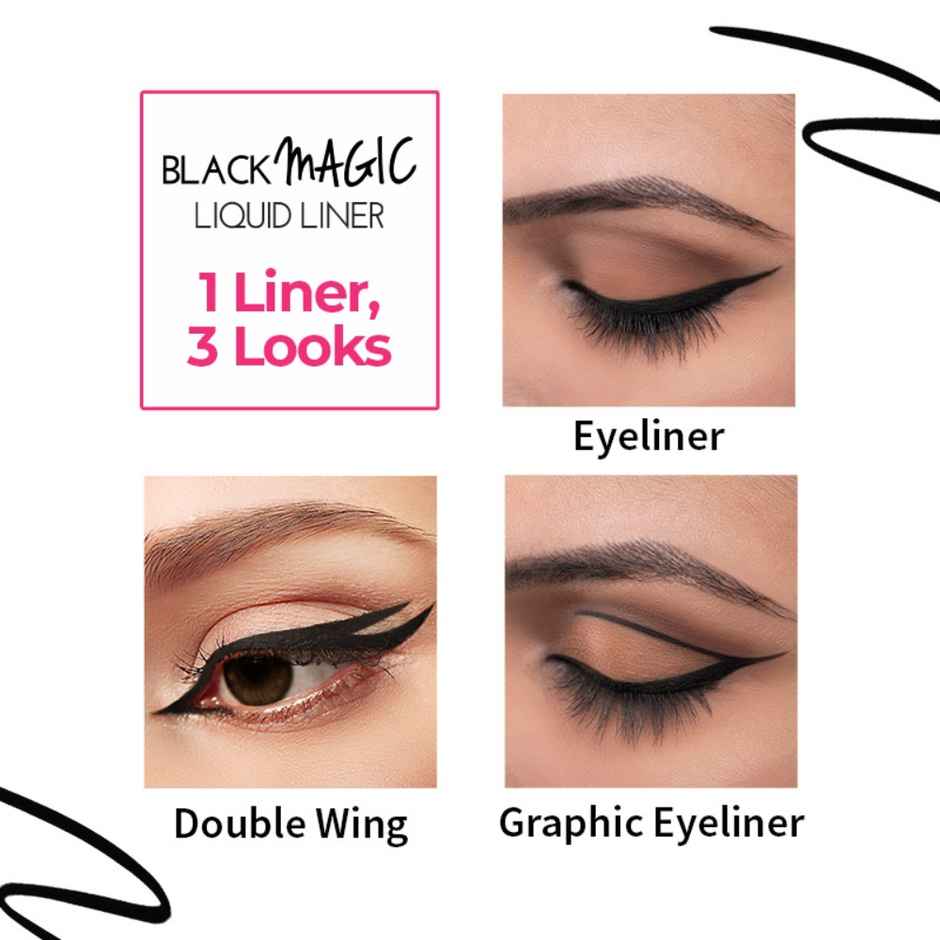 Nykaa Eyeliner - Super Black | Waterproof