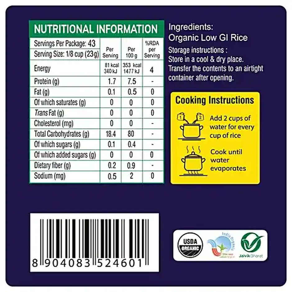 24 Mantra Organic Active Mantras Low Gi Rice