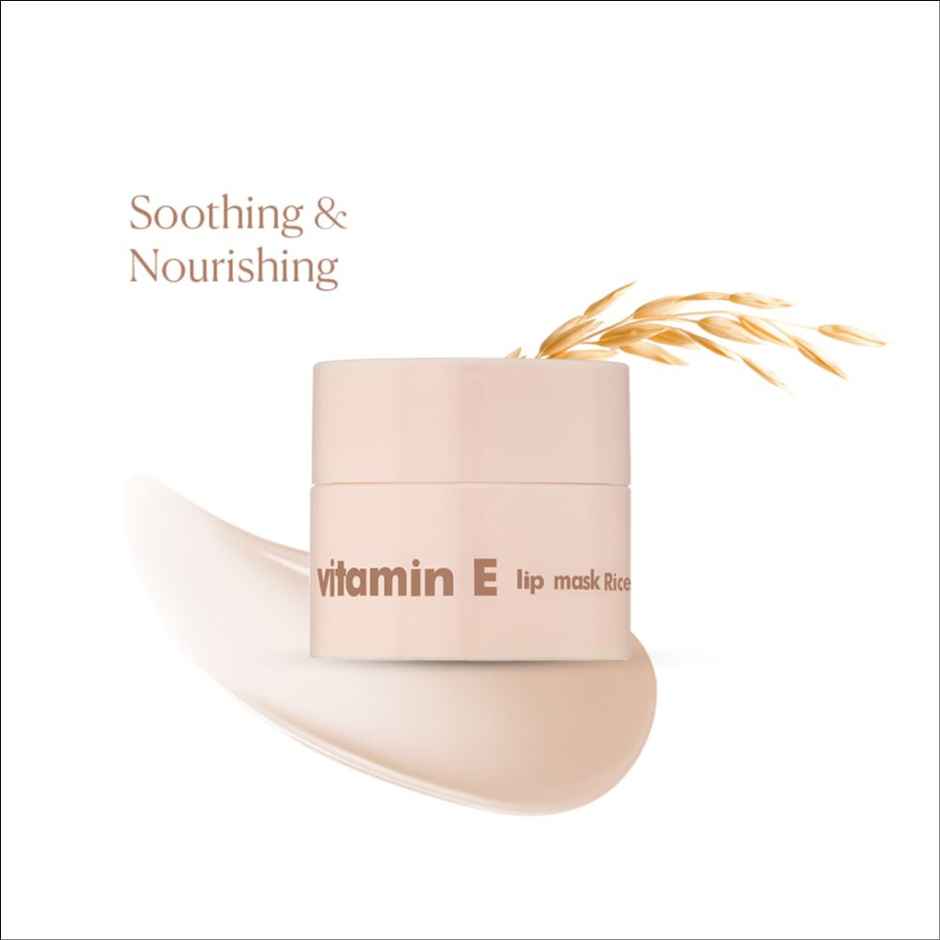 Tha Face Shop Vit E Lip Balm Mask | Korean Rice, Shea Butter & Amino Acids For Soft, Hydrated Lips