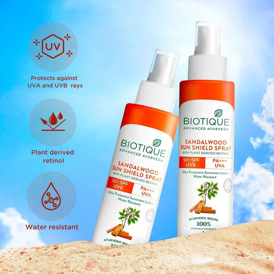 Biotique Sandalwood Sunsheild Spray