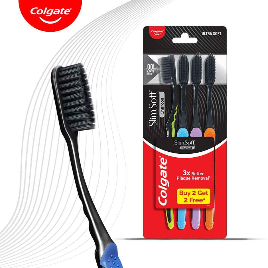 Colgate Slim Soft Charcoal Toothbrush