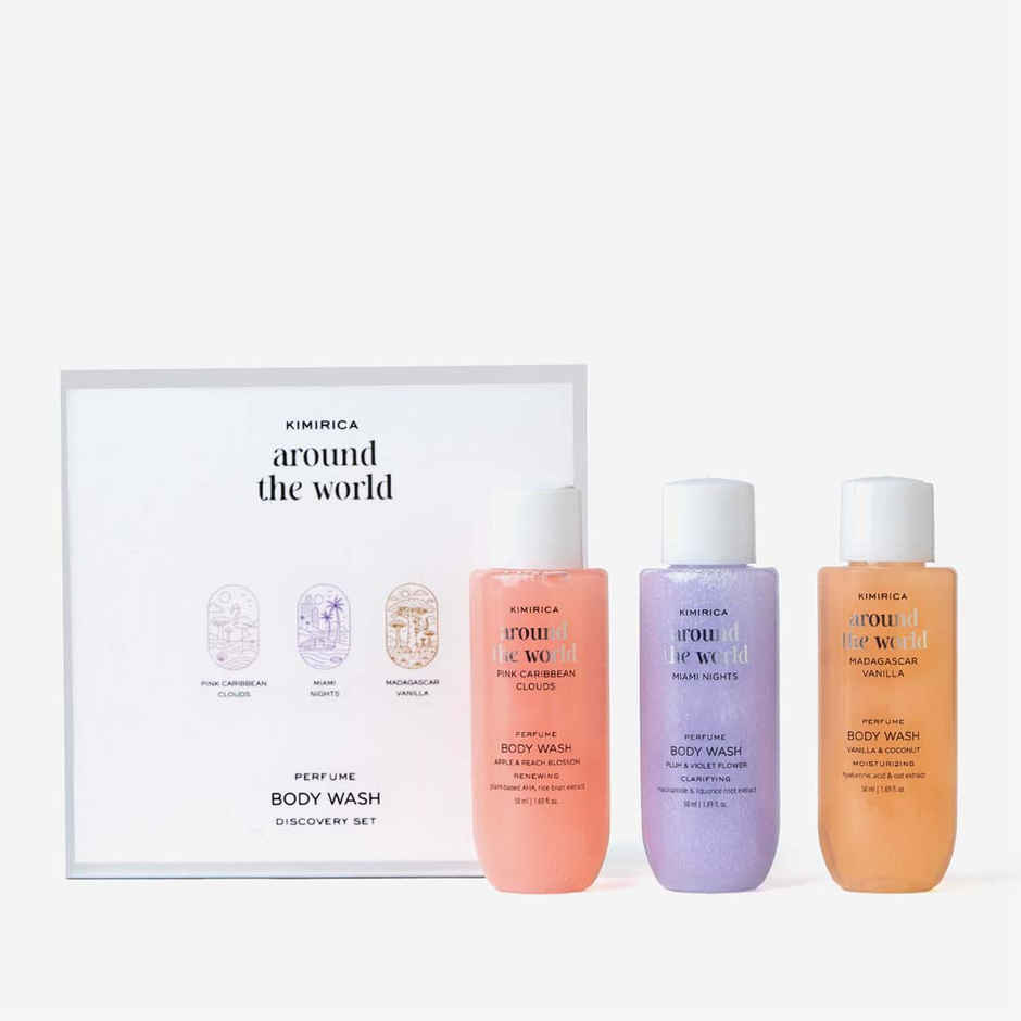 Kimirica Around the World Perfume Body Wash Discovery Set