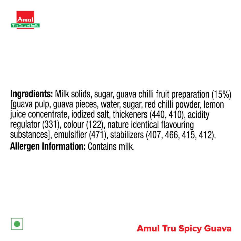 Amul Tru Spicy Guava Ice Cream Tub