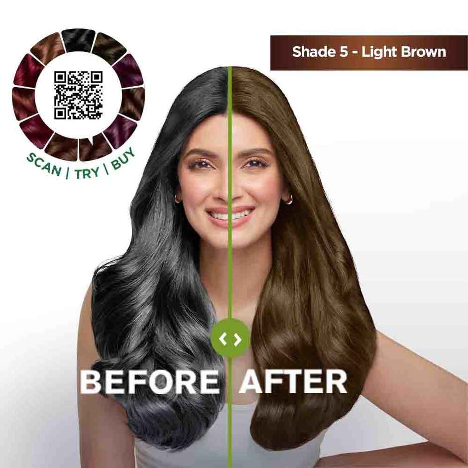 Garnier Color Naturals Long-Lasting Creme Hair Color | Light Brown - Shade 5