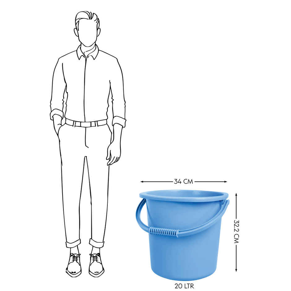 BAY6 Royce Bucket 20 L - Blue