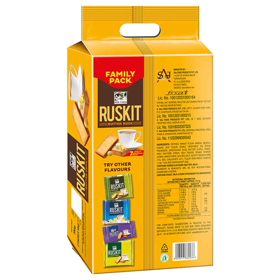 Biskfarm Ruskit Butter Rusk