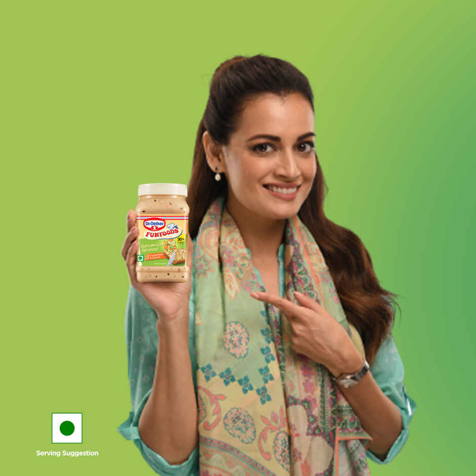 Dr. Oetker FunFoods Veg Cucumber & Carrot Sandwich Spread