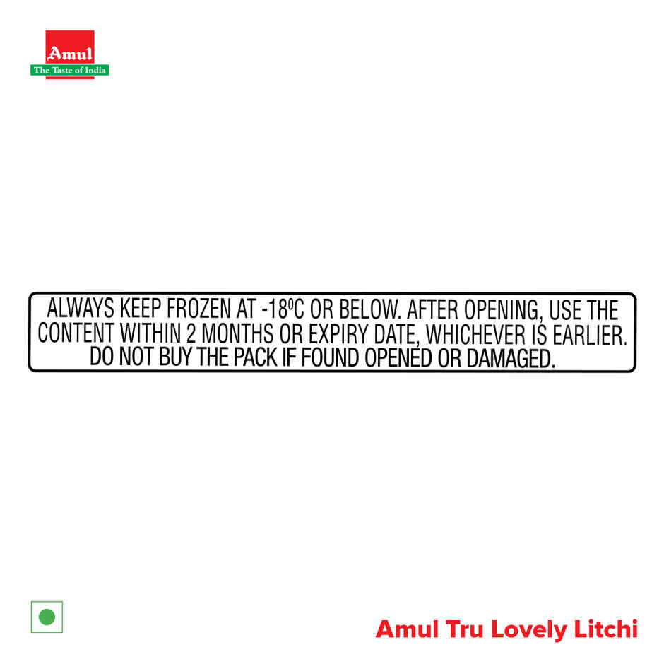Amul Tru Lovely Litchi Ice Cream Tub