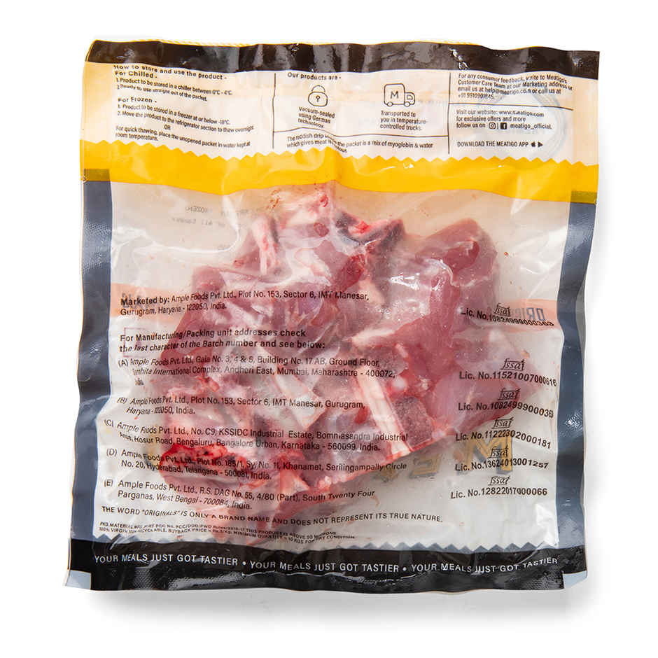 Meatigo Premium Mutton Curry Cut