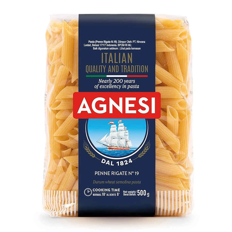 Agnesi Penne Rigate Pasta N 19