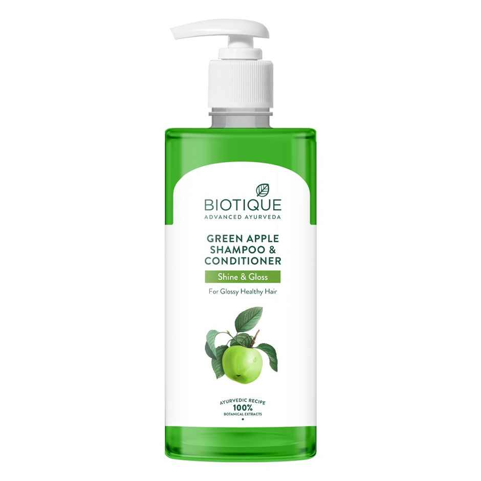 Biotique Green Apple Shine & Gloss Shampoo And Conditioner