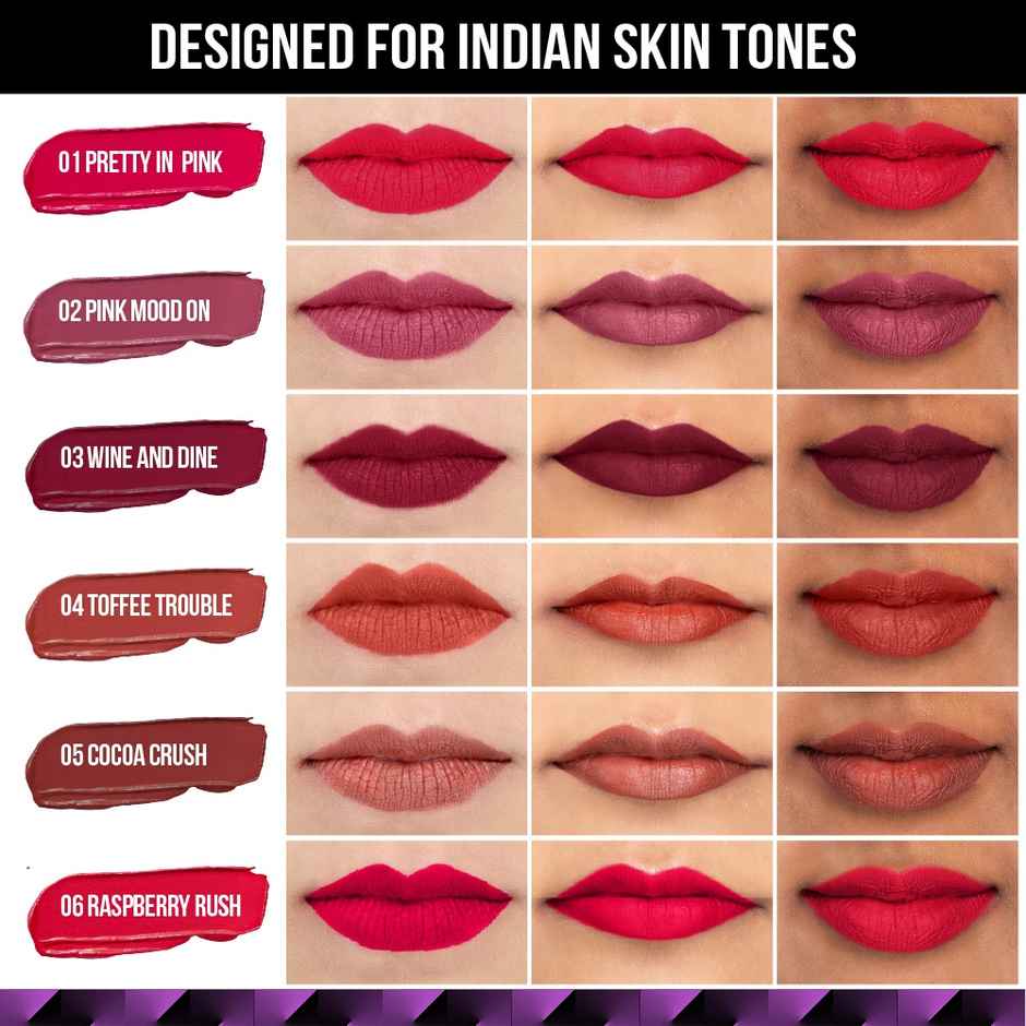 Staze Transfer Proof Matte Liquid Lipstick | 12 Nude Spice