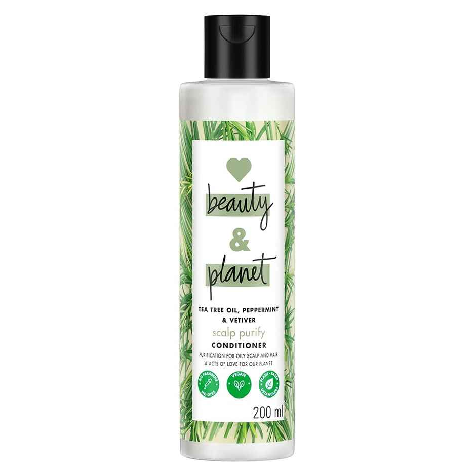 Love Beauty & Planet Tea Tree Peppermint & Vetiver Paraben Free Purifying Conditioner