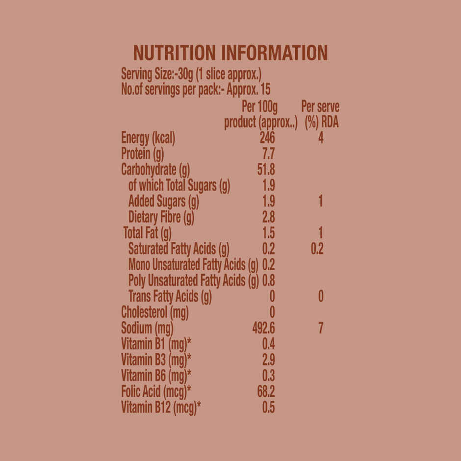 Britannia Better Bread Brown Bread (No Preservative)