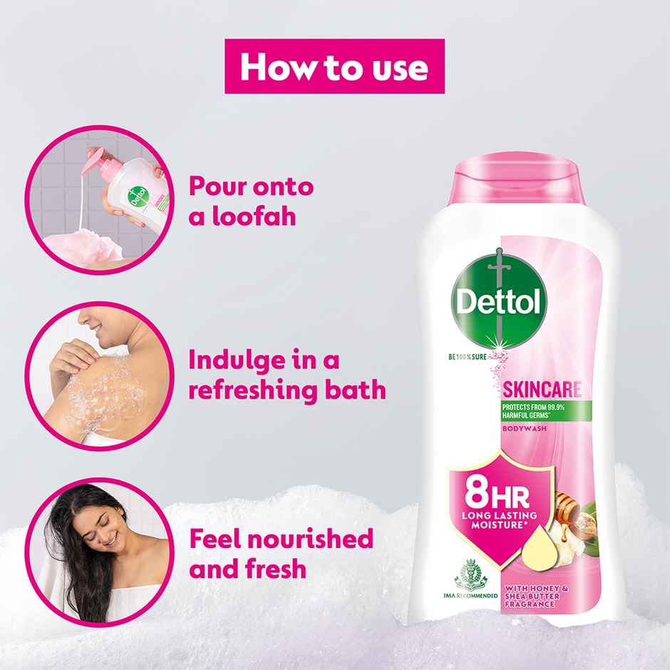 Dettol Body Wash and shower Gel | Skin Care Bottle