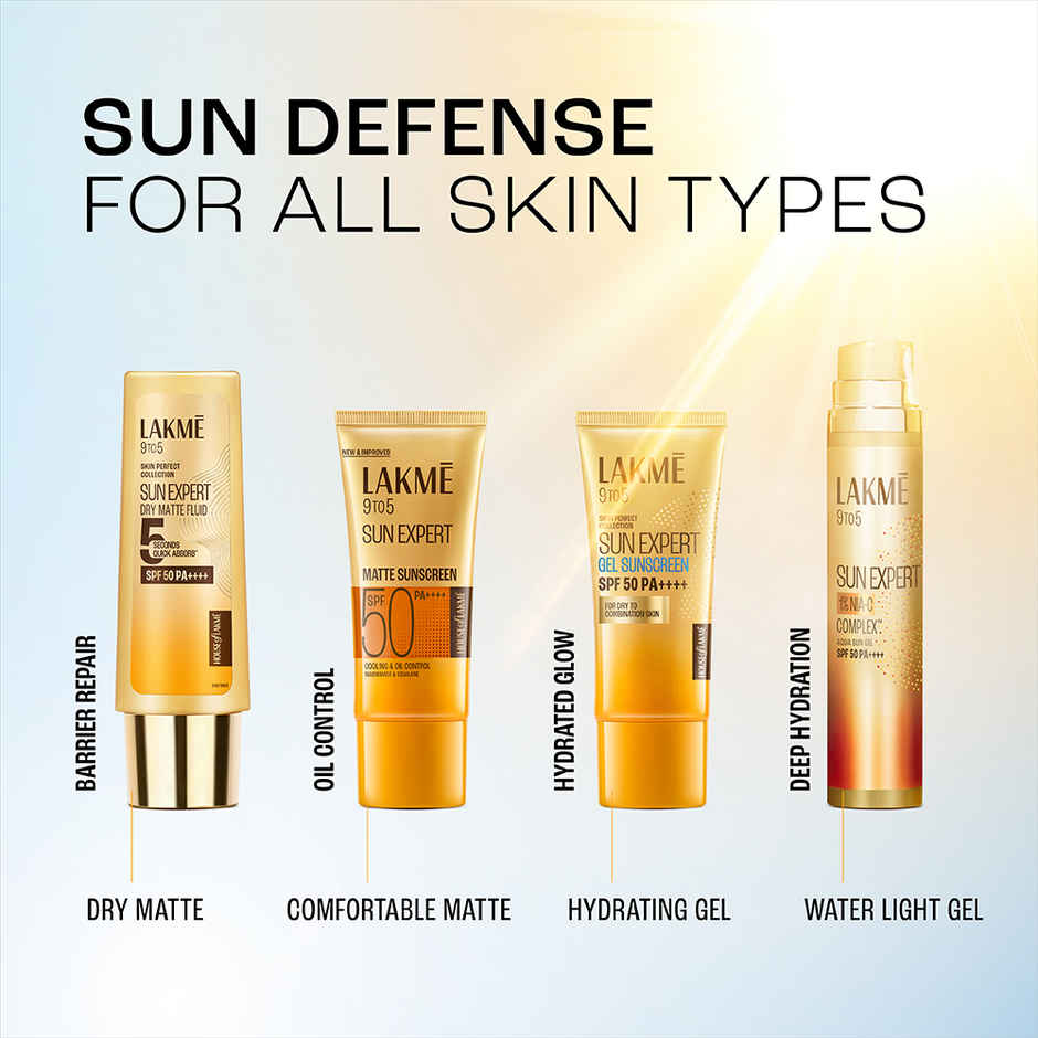 Lakme Matte Sunscreen SPF 50 PA+++ UVA|B Protection