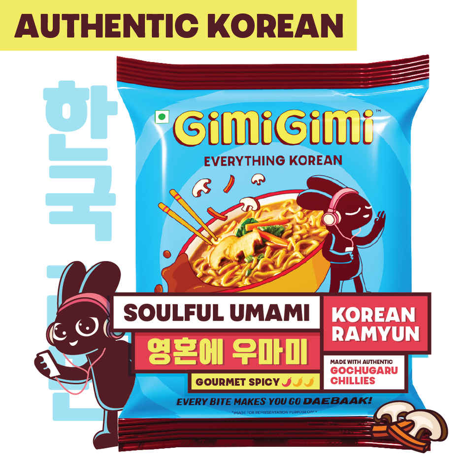 Gimi Gimi - Soulful Umami - Veg Korean Ramen Noodles