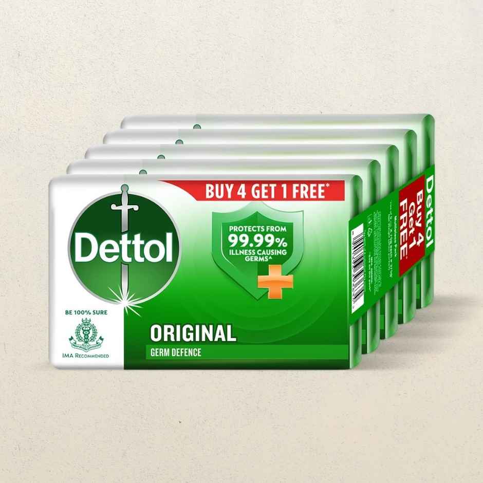 Dettol Original Bathing Soap Bar with 12hr Protective Shield