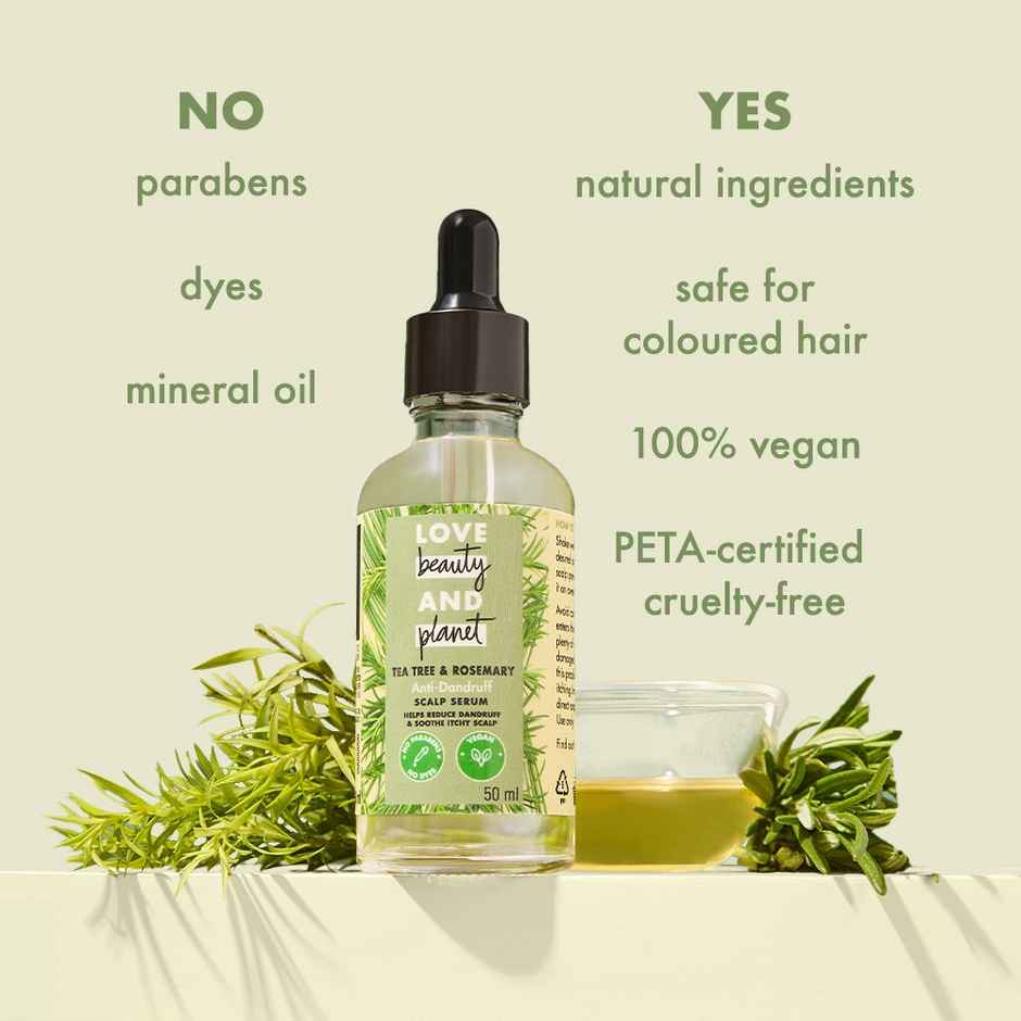 Love Beauty & Planet Tea Tree & Rosemary Scalp Serum