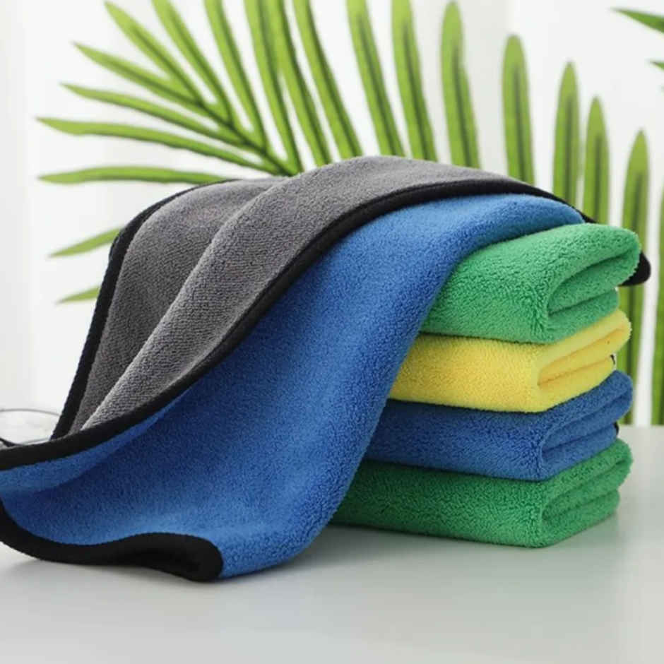 SE7EN Microfiber Cleaning Cloth - 600 GSM Ultra Soft Absorbent Cleaning Towel | 40 x 60 cm