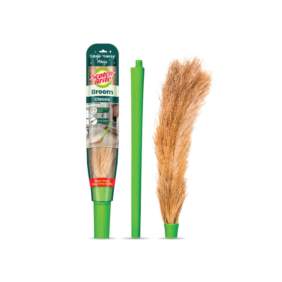 Scotch-Brite Classic No Dust Broom | Regular Size
