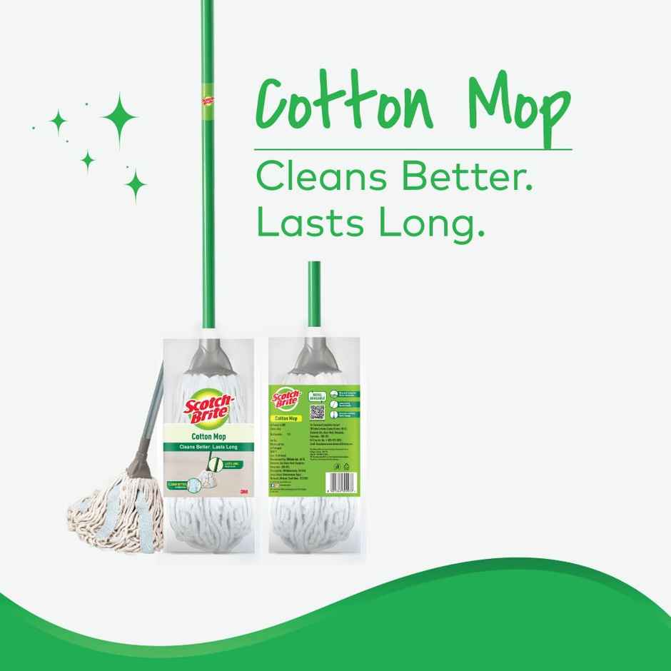 Scotch-Brite Cotton Mop With Telescopic Handle