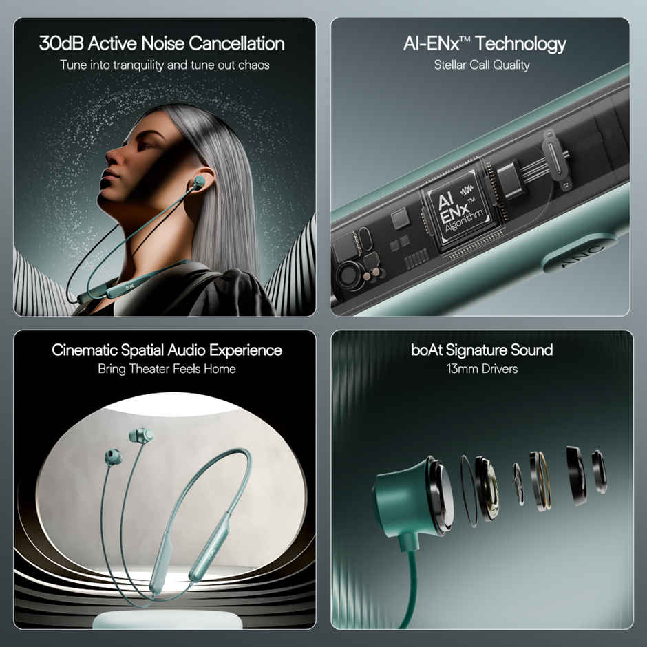 boAt Rockerz 210 Anc (Powder Blue)